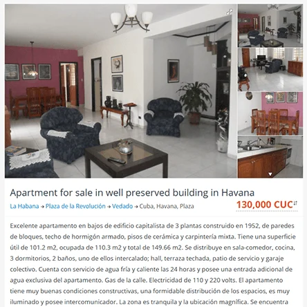 EspacioCuba website in Eagleye Digital portfolio