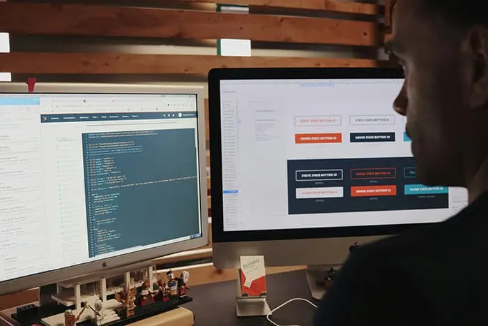 QA engineer running QA services on a web application